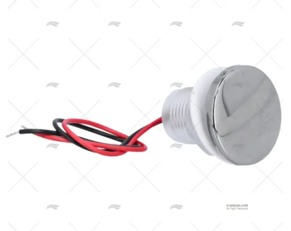 LED CORTESIA REDONDO C/TAPA INOX LADO IN