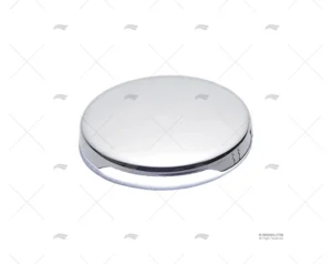 LED CORTESIA REDONDO C/TAPA INOX LATERAL