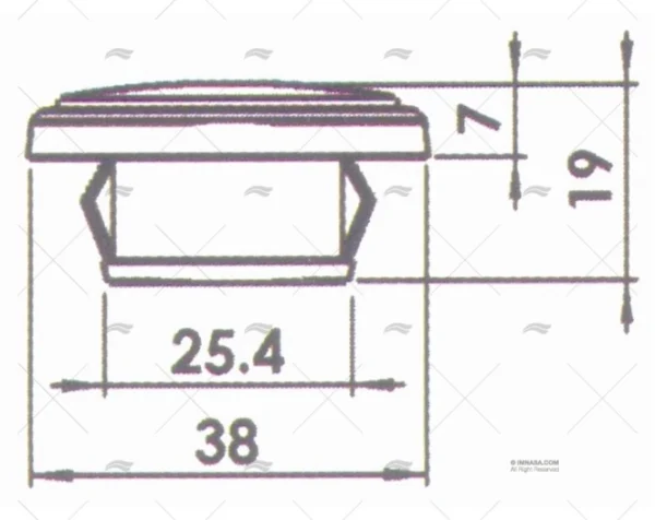 LED DE CORTESIA 360º AZUL IP67 9-28V SS