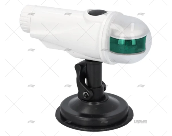 LUZ BICOLOR LED BATERIAS 90º VENTOSA