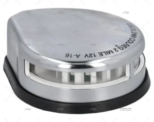 LUZ BICOLOR LED INOX C/JUNTA NEGRA 12V