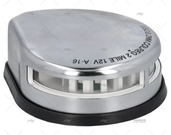 LUZ BICOLOR LED INOX C/JUNTA NEGRA 12V