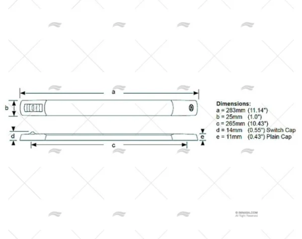 LUZ CORTESIA LED 12V BLANCO HELLA MARINE