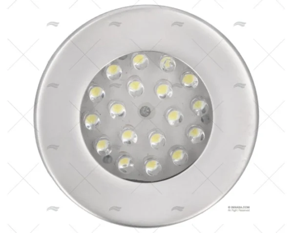 LUZ LED 70mm 12V IP-40 PLATEADO NICKEL
