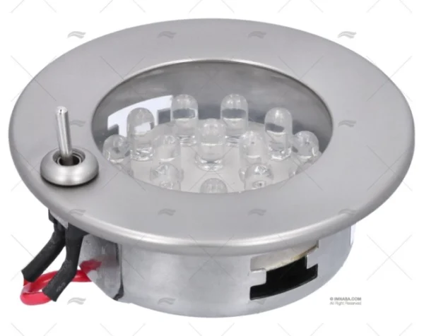 LUZ LED 70mm PLATEADO NICKEL C/INT