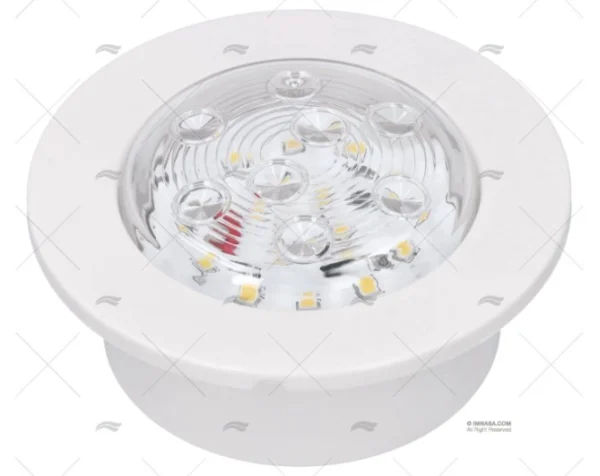 LUZ PLAFON DIAM.100mm 16LED 12v