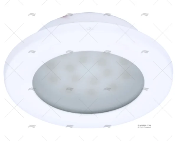 LUZ PLAFON LED 88mm 12/28V IP-65 BLANCO