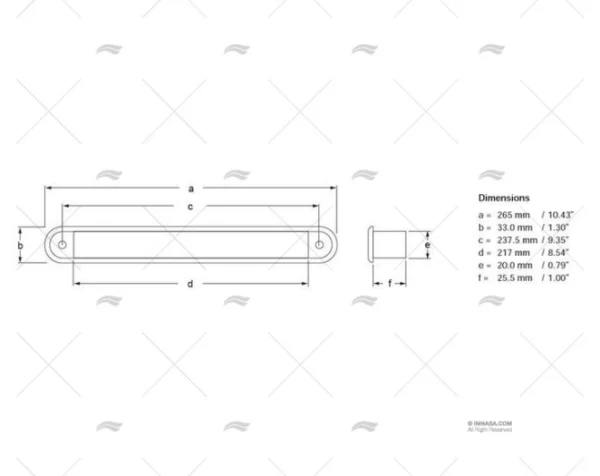 LUZ STRIP LED BARRA 12V HELLA MARINE