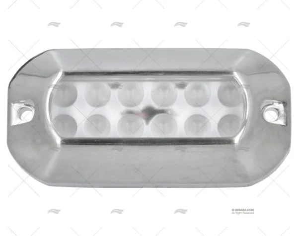 LUZ SUMERGIBLE AZUL 12V POLYMER INOX