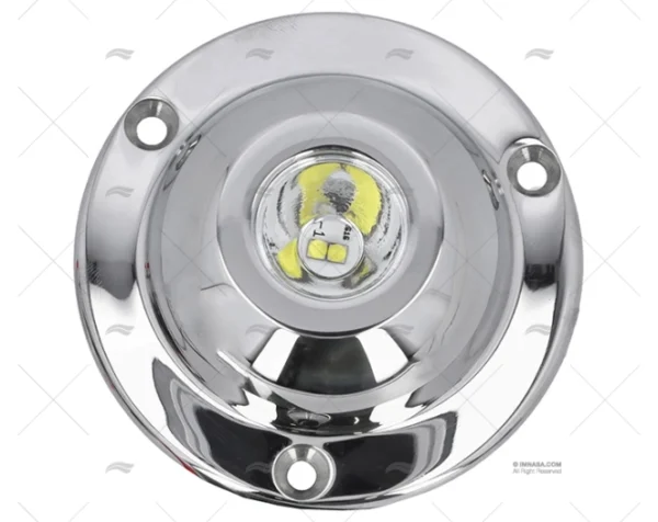 LUZ SUMERGIBLE BLANCO 12V INOX 2L