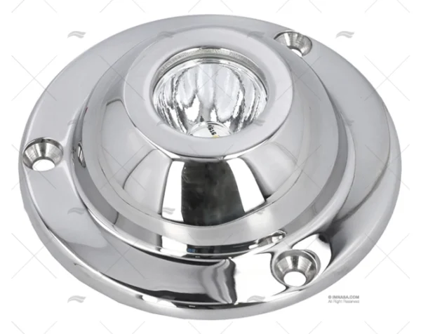 LUZ SUMERGIBLE BLANCO 12V INOX 2L