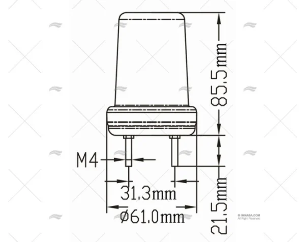 LUZ TRICOLOR LED 12V