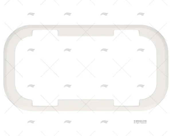 MARCO PLASTICO ST1 COLOR BLANCO LEWMAR