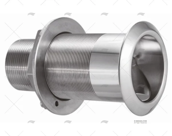 MEGA PASACASCO C/VALVULA 1-1/2"mm SS316 MARINE TOWN