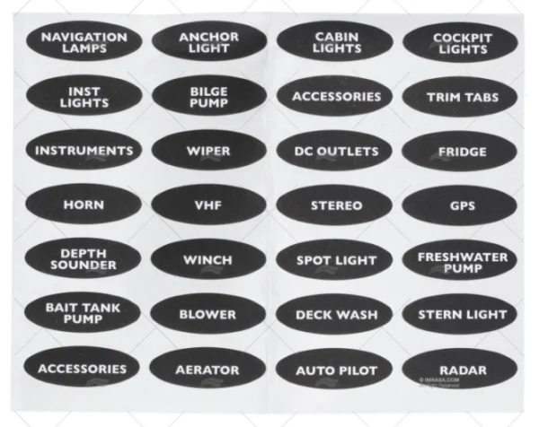 PANEL 4 POS 12V 20A NEGRO 107mm BEP