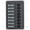 PANEL 8 POS VERTICAL 12V GRIS BEP
