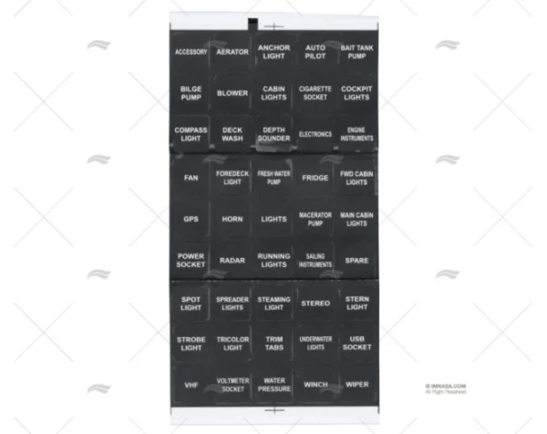 PANEL ELECTRICO LED 12V ON/OFF 5