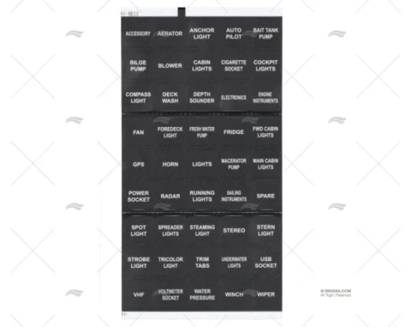 PANEL ELECTRICO LED 12V ON/OFF 5