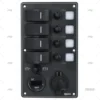 PANEL INT. 4P 12/24V 114x191x75mm USB+VL