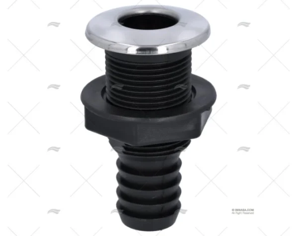 PASACASCO EN ABS C/TAPA INOX 1" SMALL