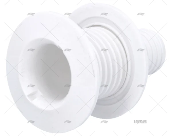 PASACASCO PLASTICO BLANCO 1-1/4"