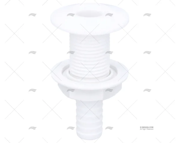 PASACASCO PLASTICO BLANCO 1/2"