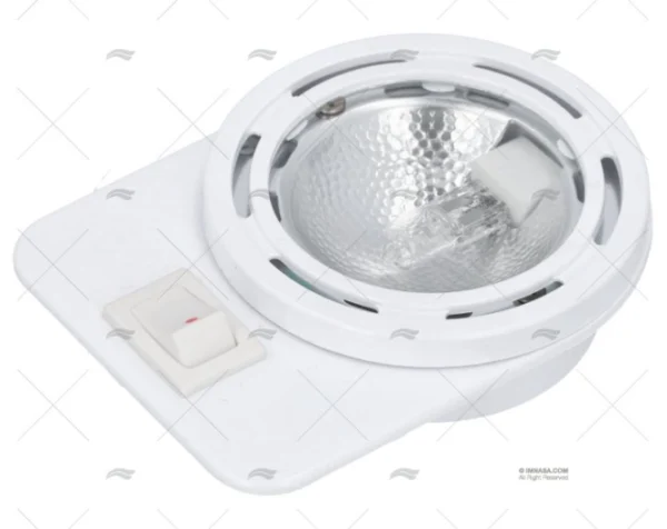 PLAFON HALOGENO 12V CON INTERRUPTOR