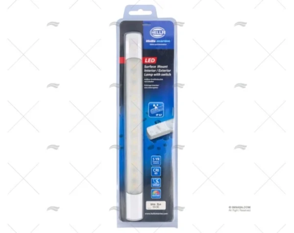 PLAFON LED 12V BLANCO/AZUL HELLA MARINE