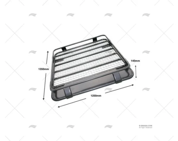 PORTABULTOS ALUMINIO 143X143