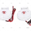 PULSADOR MOLINETE PIE BLANCO 12-24V