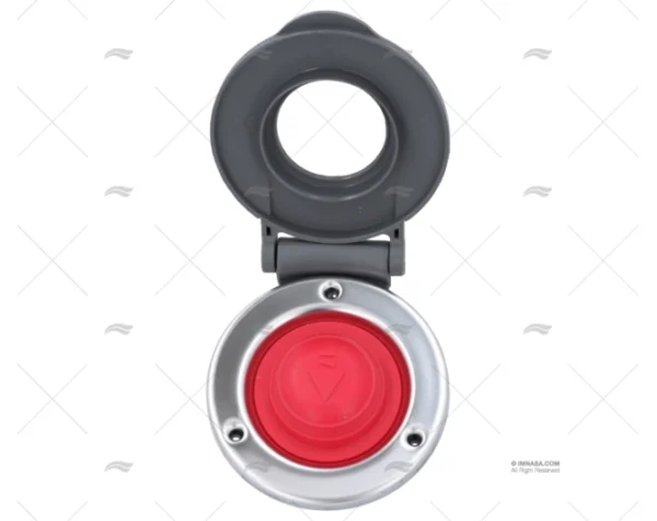 PULSADOR MOLINETE PIE GRIS GOMA R UP MZ ELECTRONICS
