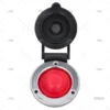PULSADOR MOLINETE PIE ROJO 24V 120A DOW
