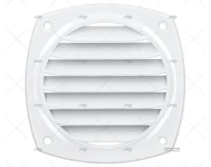 REJILLA BLANCO 125 x 125mm Ø100 mm