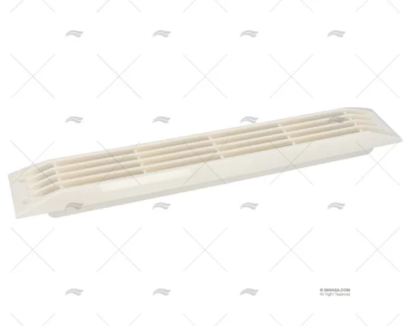 REJILLA CURVADA BLANCA 450mm X 70mm