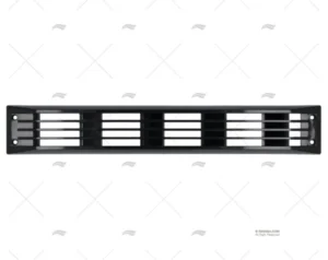 REJILLA CURVADA NEGRA 450mm X 70mm