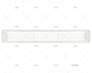 REJILLA PLANA BLANCA 445mm X 68mm