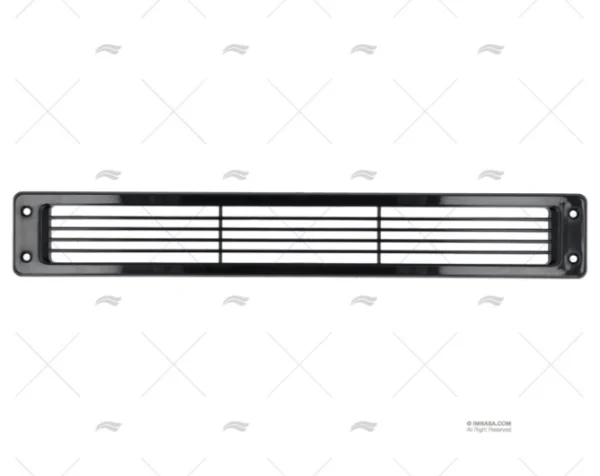 REJILLA PLANA NEGRA 445mm X 68mm