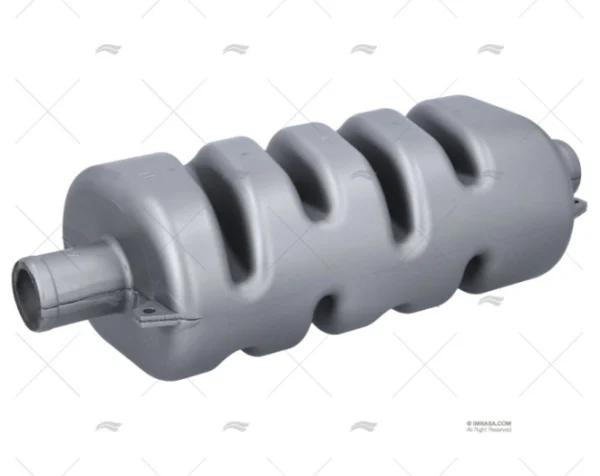 SILENCIOSO TUBO D. 40 150X105X372