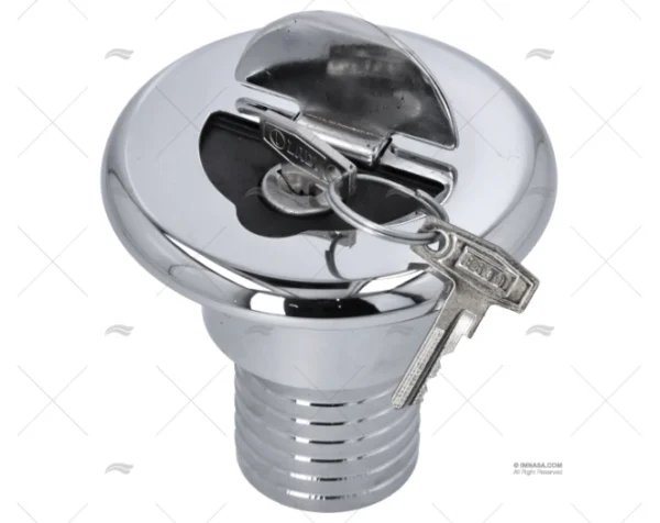 TAPON C/LLAVE LATON CROMADO DIESEL 38mm