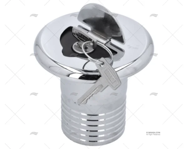 TAPON C/LLAVE LATON CROMADO DIESEL 50mm