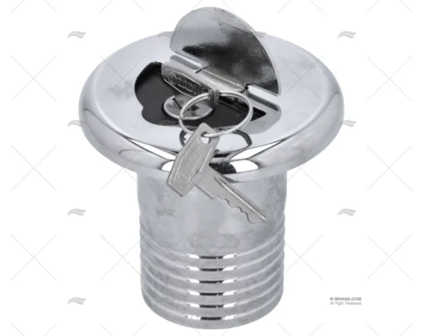 TAPON C/LLAVE LATON CROMADO FUEL 50mm