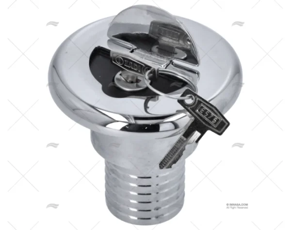 TAPON C/LLAVE LATON CROMADO WASTE 38mm