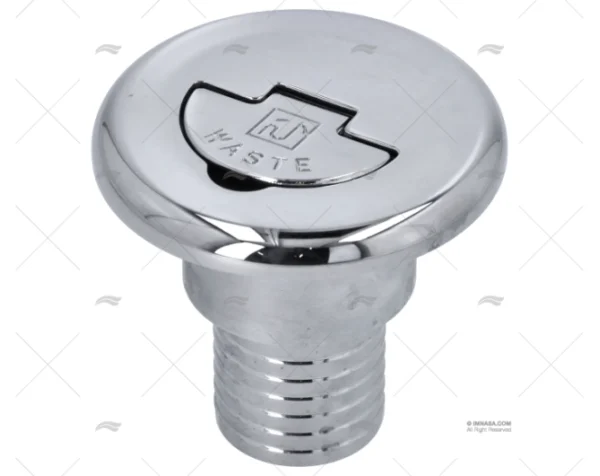 TAPON C/LLAVE LATON CROMADO WASTE 38mm