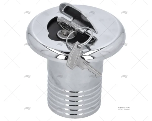 TAPON C/LLAVE LATON CROMADO WASTE 50mm