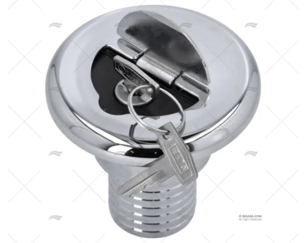 TAPON C/LLAVE LATON CROMADO WATER 38mm
