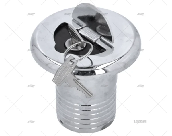 TAPON C/LLAVE LATON CROMADO WATER 50mm