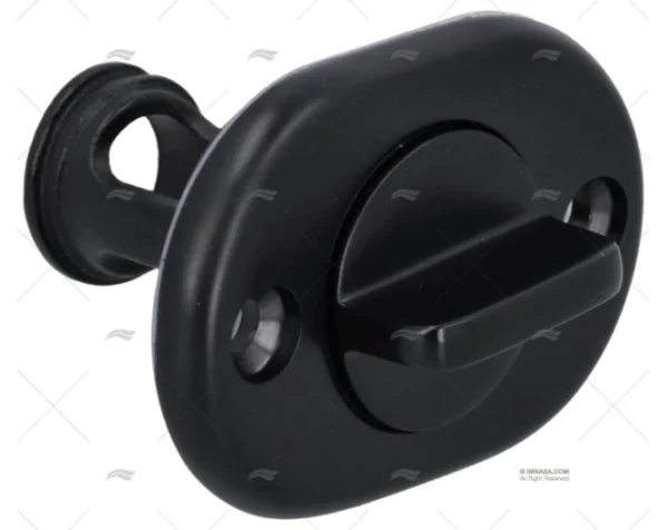 TAPON OVALADO NEGRO 55mm INOX 316 MARINE TOWN