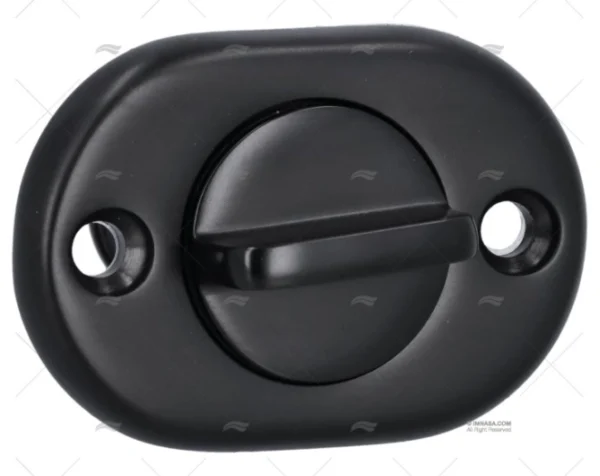 TAPON OVALADO NEGRO 55mm INOX 316 MARINE TOWN