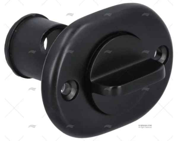 TAPON OVALADO NEGRO 64mm INOX 316 MARINE TOWN