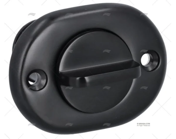 TAPON OVALADO NEGRO 64mm INOX 316 MARINE TOWN